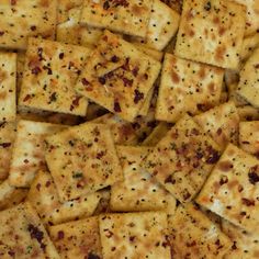 some crackers that are sitting on a table