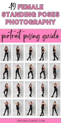 the female standing poses photography guide