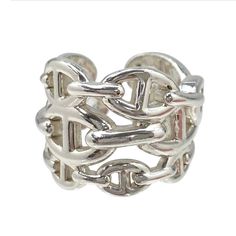 Hermes Chaine D`Ancre Enchainee Gm Ring Silver (Japanese Size: 19) Hermes Bags, Ring Silver, Silver Color, Limited Time, Silver Rings, Bag Lady, Shoulder Bag, Ring, Silver