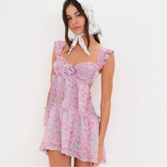 Questions? Leave A Comment Below! For Love And Lemons Mini Dress, Lace Ruffle Dress, Floral Robes, Lemon Dress, Sequin Party Dress, Black Velvet Dress, Ruffle Mini Dress, For Love & Lemons, Love And Lemons