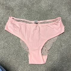 Nwot Lace Panty Jessica Simpson Xl Pink Feminine Stretch Cotton Bottoms, Casual Lace Trim Brief Bottoms, Casual Lace-trim Brief Bottoms, Jessica Simpson, Women's Intimates, Lace, Pink, Women Shopping, Color