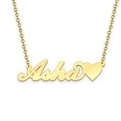 Asha name necklace with little heart 14k gold unique gifts 
								Add something extra special to your jewelry box with Name Necklace Official engravable necklaces.
								The Asha's name necklace with little heart unique gifts 14k gold is best gifts for Asha. Name Necklace Official provides affordable engravable jewelry that won't 
								break the bank. In addition, these pieces make for very thoughtful and appreciated gifts for friends and family. 
								And whether valentine's day gifts Gold Heart Nameplate Necklace, Gold Nameplate Heart Necklace, Personalized Gold Name Necklace For Valentine's Day, Gold Heart Necklace With Name For Anniversary, Gold Heart Necklace With Custom Name For Anniversary, Gold Heart Necklace For Anniversary Gift, Custom Name Heart Nameplate Necklace Gift, Custom Name Heart Necklace For Gifts, Gold Heart Necklace With Name For Personalized Gift