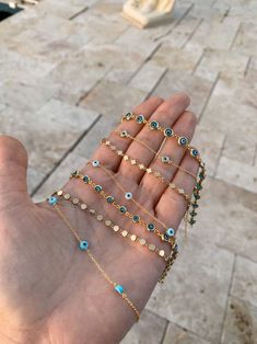 Jewelry Accessories Ideas, Dope Jewelry, Jewelry Essentials, Classy Jewelry, Jewelry Lookbook, Stacked Jewelry, Gorgeous Bracelet, Evil Eye Bracelet, Girly Jewelry