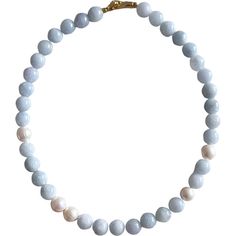 Inspired by our love for natural stones and freshwater pearls. Meet Me In Como is the newest addition to our beaded necklace line-up. This soft hued piece is the ultimate everyday staple, featuring an elegantly cool folded clasp. Handmade and natural materials mean no two are identical. Minor variations make each piece special! Necklace at about 17” | NOTTE | Meet Me in Como Necklace (Blue, One Size) | Maisonette collects the best children’s products from around the world (unlike Zulily, Etsy, The Tot, Farfetch Kids, Childrensalon, Crate and Kids, Kohls, Wayfair, Buy Buy Baby, Nordstroms, Mini Boden, J.Crew Factory, or PotteryBarn Kids), creating a curated shopping experience for you. Think of us as your shortcut to fashion for litte ones! Elegant Everyday Beaded Necklaces With Natural Stones, Elegant Beaded Necklace With Natural Stones For Everyday, Everyday Single Strand Pearl Necklace, Everyday Single Strand Pearl Necklace With Round Beads, Elegant Everyday Hand-strung Necklaces, Pearl White Necklace With Round Natural Stones, Special Necklace, Shop Jewelry, Buy Buy