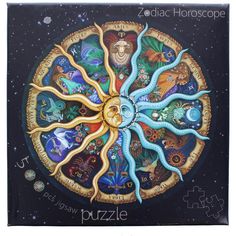 an image of a zodiac sign with many different animals and creatures on the front side