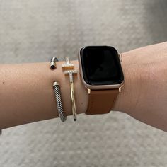 Check out our new apple watch straps for Women and Men. These straps are designed with a soft cowhide genuine leather to mold to your wrist for a clean, thin look. Details: Band Length - 7.25 inches without buckle, with the long side being 4.25 inches and the short being 3 inches Band Colors - White, Rose Gold, Red, Sand Pink, Navy Blue, Grey, Tan Brown, Black, Coffee Brown, Champagne Beige Matte Buckle/Apple Component Color - Silver, Rose Gold, or Black Materials - Genuine Cowhide Leather, Stai Beige Apple Watch Strap, Apple Watch Outfits Women Black, Apple Watch Series 9 Black, Apple Watch Bands Leather Women, 44mm Apple Watch Women, Apple Watch Gold Strap, Silicone Apple Watch Band, Black Apple Watch Style Women, Womens Apple Watch Band