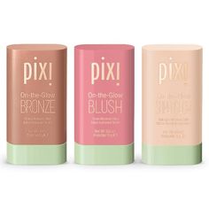 On-The-Glow Trio view 1 of 7 Pixi Bronzer, Baileys Christmas, Glow Tonic, Pixi Beauty, Highlighter And Bronzer, Lip Palette, Boo Basket, Preppy Stuff, Blush On