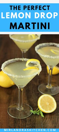 the perfect lemon drop martini recipe