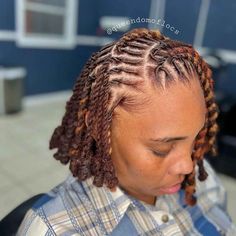 15 Unique Loc Styles for Short Hair | HairAide Lock Styles For Short Hair, Loc Style For Short Locs, Braided Styles For Short Hair, Loc Bob On Short Locs, Short Loc Bob Styles, Hair Down Loc Styles, Beautiful Dreadlocks Styles, Loc Down Styles, Dreds Locs Short Hair