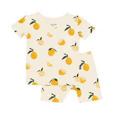 Kyte Baby Short Sleeve Toddler Pajama Set Short Sleeve Pajamas in Lemon Summer Sleepover Short Sleeve Sets, Family Matching Sleep Pajama Sets With Short Sleeves, Family Matching Sleep Sets With Short Sleeves, Cotton Short Sleeve Sleepover Set, Family Matching Loungewear Sets With Short Sleeves, Short Sleeve Cotton Sleepover Set, Yellow Summer Sets With Short Sleeve, Casual Short Sleeve Short Set For Sleepover, Yellow Short Sleeve Summer Sets