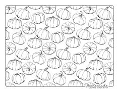 a drawing of pumpkins on a white background with the words, how to draw pumpkins