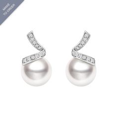 Material: 18K white gold, South Sea pearl, and diamond South Sea saltwater cultured pearl Size of pearl: around 10.0-11.0 mm each, 2pcs Weight of Diamonds: 26 diamonds approx. 0.192 carats Handpicked of every pearl, only the top 1% of pearls are selected Handcrafted Sold as a pair Lifetime warranty Discount codes are not available for this product. Luxury Platinum Pearl Earrings For Formal Occasions, Classic White Gold Pearl Earrings, Classic Platinum Pearl Earrings For Formal Occasions, Classic Silver Platinum Pearl Earrings, Elegant Platinum Pearl Earrings For Formal Occasions, Silver Platinum Pearl Earrings For Anniversary, Elegant Silver Platinum Pearl Earrings, Elegant Round Platinum Pearl Earrings, Formal Pearl White Pearl Earrings With Diamonds