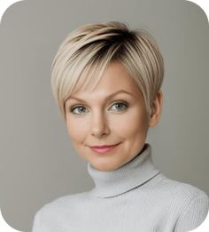 40 Long Hairstyles for Fine Hair with an Illusion of Thicker Locks Short Gray Hair, Pixie Cut Hairstyles, Short Pixie Cuts, Wedge Haircut, 60 Hairstyles, Long Pixie Hairstyles, Flattering Hairstyles