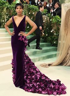 Kerry Washington in Oscar de la Renta at the 2024 Met Gala Red Carpet Event, Christmas 2024, Pixie Cut, Gorgeous Dresses, Gowns Dresses, Red Carpet, Celebrity Style