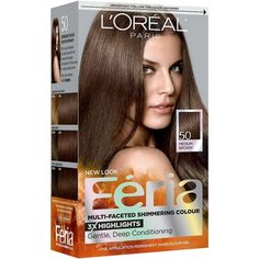 With L'Oreal Feria, what you see is the shimmer. Multi-Faceted shimmering color with 3X highlights delivers intensified, brilliant results. Inspired by fashion, Feria offers a twist on the traditional and gives edgy hair color - from bright red, platinum blonde, rose gold, metallic brown, to blue black hair color, these hair dye kits will transform your hair. Feria's prismatic color spectrum is custom-blended by L'Oreal master colorists for bold, head-turning shades no appointment necessary. The Loreal Paris Feria, Feria Hair Color, Purple Brown Hair, Blue Black Hair Color, Loreal Hair Color, Edgy Hair Color, Blue Black Hair, Brown Hair Dye, Black Hair Color