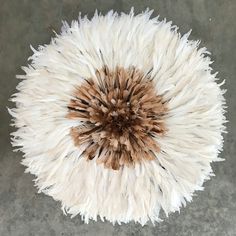 30 White Light Brown Authentic Bamileke Juju Hat - Afrilege Chicken Feathers, Juju Hat, Feather Headdress, Event Invitation, White Cream, Headdress, White Light, Light Brown, Color Variations