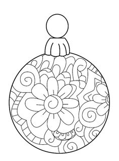 a coloring page with an image of a person sitting on top of a ball