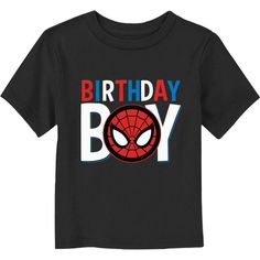 60% Cotton  40% PolyesterWash cold; dry lowImportedListed in toddlers sizes Marvel Birthday Party Boy, Spider Man Birthday Shirt Vinyl, 2nd Birthday Spidey, Spidey Birthday Shirt, Spider-man Birthday, Spiderman Birthday Shirt, Spider Man Birthday, Boy Icon, Baby Event