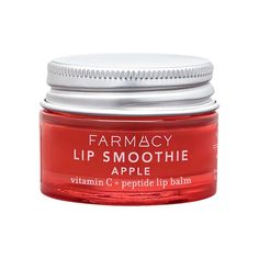 Lip Smoothie Vitamin C + Peptide Lip Balm - Farmacy | Sephora Anti Aging Ingredients, Oily Skin Care, Smooth Lips, Gentle Cleanser, Natural Face, Best Anti Aging, How To Line Lips, Clean Skincare, Lip Moisturizer