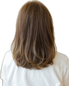 the back of a woman's head with long hair