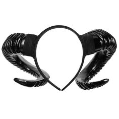 two black headbands with long claws on them