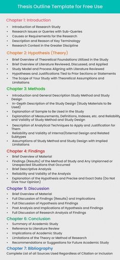 an overview of the outline for a research paper