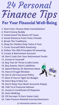 24 Personal Finance Tips To Achieve Financial Independence Personal Finance Tips, Personal Finance Budget, Retirement Fund, Money Management Advice, Life Management, Job Interview Tips, Financial Life Hacks, Financial Wellness, Budgeting Money