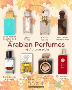 Autumn is the best season to enjoy Arabian perfumes, especially if you’re new to them 😉 Here are 8 excellent picks for this season that I absolutely love, and all of them were successful blind buys: ▫️ Swiss Arabian Shaghaf Oud Tonka — Such a delicious autumn perfume! I don’t really get any tonka, but it smells like an expensive almond marzipan without being overly sweet.  ▫️ Lattafa Teriaq — I can’t stop wearing this! It’s too complex to fully describe, but to me, it smells like leathery c... Best Arabian Perfume, Tonka Perfume, Oud Perfume Woman, Swiss Arabian, Swiss Arabian Perfume, Autumn Perfume, Best Perfumes