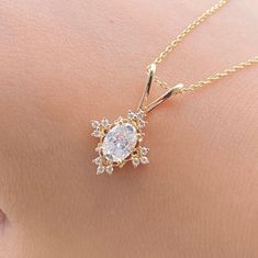 Oval Brilliant Cut Moissanite Pendant 14K Yellow Gold Wedding Pendant Necklace 1.0 TCW Solitaire Charm Pendant Special Gift for her ♠  Stone Details ☛ Stone Weight:  1.0 TCW Oval/Round Cut Moissanite ☛  Gemstone: Moissanite ☛  Stone Color (White) ☛  Stone Luster: Excellent ☛  Stone Clarity: VVS1 ☛  Stone Make: High Quality ☛  Stone Shape: Oval/Round Cut ☛  Metal Change(10k/14k/18k White/Yellow/Rose Gold) ☛  Handmade item ★ Moissanite Guarantee :   Test By Diamond Tester Its Test Show Positive 100% I accept custom-making orders. please contact me if you need this service. All the jewelry in my store is handmade .it may take 2-3 weeks to finish. ♣ Buy with Warranty: ☛ 14 Days Money Back Guarantee; ☛Excellent Customer Service; ☛  Free Shipping and insurance WORLDWIDE; ☛ Free Gift Box. ♣ Shipp Luxury 22k Gold Oval Jewelry, Luxury Oval Pendant Diamond Necklace With Accents, Luxury Oval Pendant For Jewelry Making, Luxury Jewelry With Detachable Oval Pendant, Oval Stone Necklace, Diamond White Oval Pendant Diamond Necklace For Wedding, Oval Pendant Diamond White Necklace For Wedding, Diamond White Oval Pendant Necklace For Wedding, Yellow Gold Moissanite Solitaire Necklace For Wedding