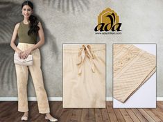 "Find more items of ADA:- https://www.etsy.com/in-en/shop/AdachikanStudio SKU: A711132 Fabric: Cotton  Length: 38 inches Color: Fawn  Embroidery: Bakhiya  , Phanda and Keelkangan Thread:Fawn Cotton Touch and Feel: Soft and Comfortable Silhouette: This Fawn Cotton Chikankari Palazzo is soft and comfortable in wearing. This sharara will enhance the wearer personality and gives her a fresh look. You can wear it in casual as well as formally, just pair it with a smart top or kurti. Trivia: Chikankar Ankle-length Cotton Bottoms For Eid, Cotton Pants With Resham Embroidery, Resham Embroidered Cotton Pants, Festive Cotton Bottoms For Diwali, Traditional Diwali Pants With Self Design, Cotton Pants With Chikankari Embroidery For Eid, Traditional Beige Cotton Pants, Traditional Self-design Pants For Eid, Traditional Pants With Self Design For Eid