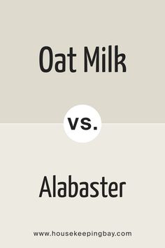 SW 9501 Oat Milk vs. SW 7008 Alabaster Sherwin Williams Ivory Lace Cabinets, Sw Steamed Milk, Sw Ivory Lace, Black And Tan Bathroom, Sw 7008 Alabaster, Guest Bedroom Colors