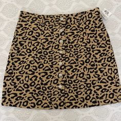 Buffalo Exchange Leopard Print Skirt, Size Large But Fits Like A Medium, Nwt ! Tags: Punk Leopard Skirt Emo Buffalo Exchange Hot Topic Casual Beige Mini Skirt With Button Closure, Trendy High Waist Leopard Print Skirt, Casual Leopard Print Skirt For Day Out, Casual Leopard Print Mini Bottoms, Brown Stretch Casual Mini Skirt, Casual Leopard Print Skirt For Fall, Trendy Brown Mini Skirt For Day Out, Trendy Brown Skirt For Day Out, Trendy Leopard Print Lined Skirt