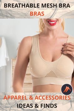 Breathable Mesh Bra by Mounteen. Stay comfortable and confident even in hot temperatures with this Breathable Mesh Bra. Worldwide shipping. Visit to learn more or save to your board for later! Apparel & Accessories, Clothing, Underwear & Socks, Bras