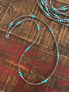 Silver Turquoise Necklace, Turquoise Western Necklace, Turquoise And Silver Jewelry, Country Jewelry Necklaces, Cute Western Jewelry, Silver And Turquoise Jewelry, Western Beaded Jewelry, Country Necklaces, Cowgirl Jewelry Rodeo