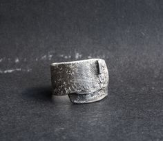 Wide silver ring bands Silver men ring Melted silver jewelry Raw ring Massive rings jewelry Rough rustic band Organic ring brutalist silver The ring is made to order! --------------------------------------- If you have any questions, please fell free to ask me! ----------------------------------------------------------------------------- The technique of ring is the melting of silver. That's why every jewelry will be unique. Polished and oxidized. The nice thing about the melt technique is that Oxidized Silver Bracelet, Rustic Bracelet, Wide Silver Ring, Rough Jewelry, Oxidized Silver Rings, Mens Silver Jewelry, Organic Rings, Rustic Jewelry, Silver Prices