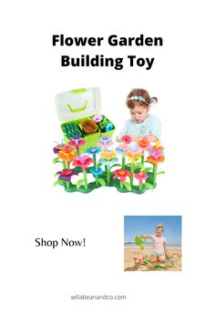 the flower garden building toy is on sale