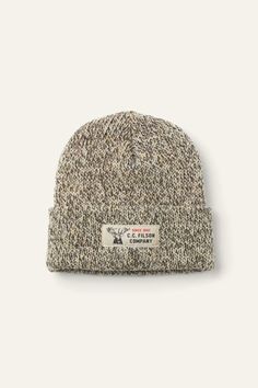 Fully lined with itch-free acrylic. Warm your entire body by putting our lined Ragg Wool Beanie on your head. It’s knitted with eco-friendly wool/recycled polyester yarns, and lined with acrylic for itch-free comfort. Cuff can be pulled down for added coverage. Classic Filson logo label. Knitted with 50/50 wool/recycled polyester blend Lined with non-itch acrylic Insulates dry or wet Cuffed design allows adjustable coverage Fitted Cotton Hat For Cold Weather, Fitted Cotton Hats For Cold Weather, Hand Knitted Cotton Hats For Winter, Cozy Knit Fitted Hats, Cozy Wool Beanie For Outdoor, Cozy Cotton Knitted Hats, Cozy Knitted Cotton Hats, Outdoor Cotton Knitted Hat, Cozy Wool Beanie With Knit Fabrication