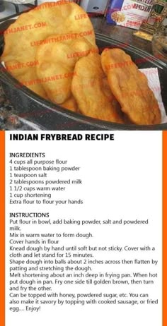 Yummy Pies, Native American Food, Fried Bread, Homemade Bread Recipes Easy, Fry Bread