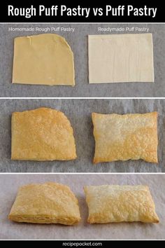 how to make rough puff pastry with puff pastry dough