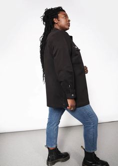 The Essential Shacket - Wildfang Gender Neutral Clothes, Jacket Shirt, Drawstring Pants, Metal Hardware, Chest Pocket, Shirt Jacket, Work Wear, Bomber Jacket, Button Up