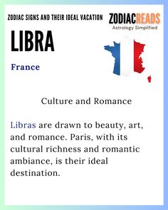 a poster with an image of france and the words libra