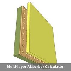 the multi - layer absorber calculator is designed to be used in construction projects