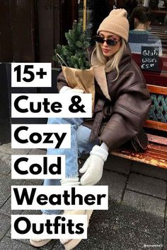 Discover cute and comfy winter outfit ideas that are perfect for casual outings or formal events. Mix and match layers to stay warm while looking fabulous! comfy winter outfits, women’s fashion, layered looks, winter style inspo, cozy layers, fashionable and warm #winter #winteroutfits #cuteoutfits Freezing Cold, Stylish Winter Outfits, Trendy Outfits Winter