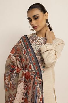 Shamaeel Ansari Ag-3 Casual Pret 2021 – Sara Clothes Unstitched Cotton Kurta With Sheer Dupatta, Festive Jamawar Lawn Suit Straight Kurta, Unstitched Suit For Eid Festival, Unstitched Suit For Eid Festivities, Unstitched Suit For Festive Occasions, Eid, Transitional Semi-stitched Cotton Silk Salwar Kameez, Unstitched Mulmul Churidar With Dabka, Festive Cotton Silk Lawn Suit For Transitional Season, Unstitched Sets With Dupatta For Navratri