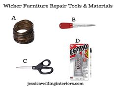 various tools and materials used to make an electrical repair project for homeownership