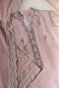 Blush Jasmine Pink Kameez, Pakistani Dresses Party, Organza Styles, Pakistani Fancy Dresses, Kurti Design, Stylish Women Fashion, Trendy Fashion Tops, Email Design, Straight Trousers