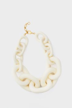 Cream Catena Necklace | Tuckernuck Jewelry Chunky Gold Necklace, Bright Earrings, Chunky Gold Necklaces, Summer Shopping, Chunky Necklaces, More Is More, More And Less, Googly Eyes, Phone Chain