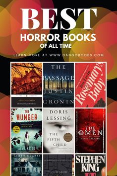 the best horror books of all time by various authors, including one for children and adults