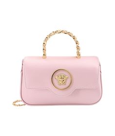 Versace Mini Satin Bag The Jellyfish | italist Pink Shoulder Bags, Versace Handbags, Versace Shop, Satin Bags, Gianni Versace, Personalized Accessories, Tory Burch Shoes, Bridal Shoes, Jellyfish