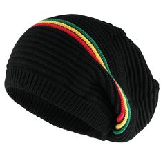 PRICES MAY VARY. 11 Inch Deep Crown Style Rasta Beanie Thick Cotton Materials Available in Two Styles Make this a great gift One Size Fits Most This 11 Inch Deep Crown Style Rasta 100% Cotton Beanie Hat is great for any outdoor trip or event. This will make a great gift. Perfect for people with Braids. Look and feel great when wearing this Rasta stylish beanie hat. Available in 2 styles. One size fits most. Made with 100% Strong Cotton materials. Knitting Tam, Rasta Hat, Cool Beanies, Dreadlock Wig, Reggae Style, Dreadlock Accessories, Cotton Beanie, Chic Gowns, Winter Hats For Men